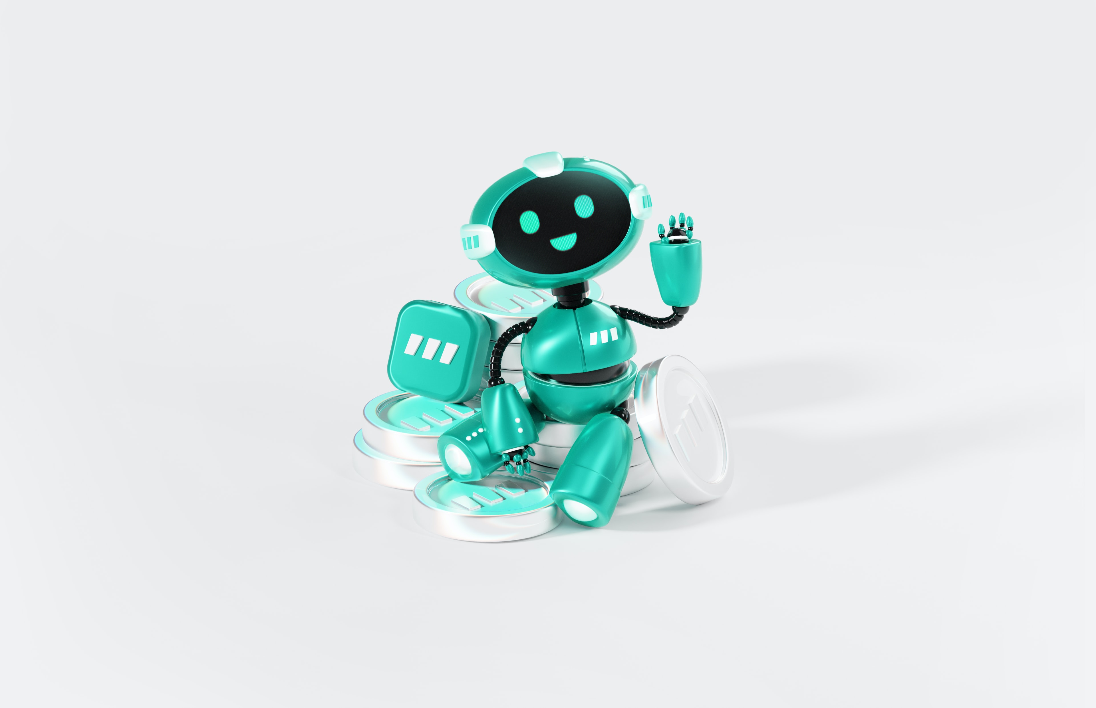 robot waving hand